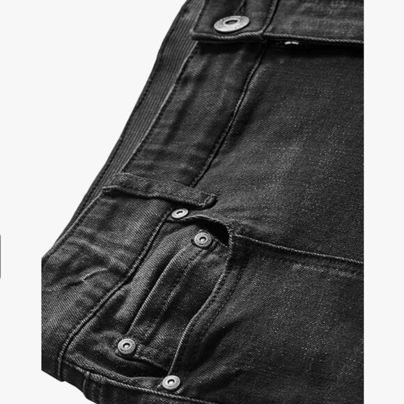 AVEOLOGY Women's Ebony High Rise Flare Black JEANS Size: 14 - Picture 7 of 7